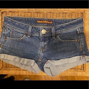 2 BW/U short jean shorts